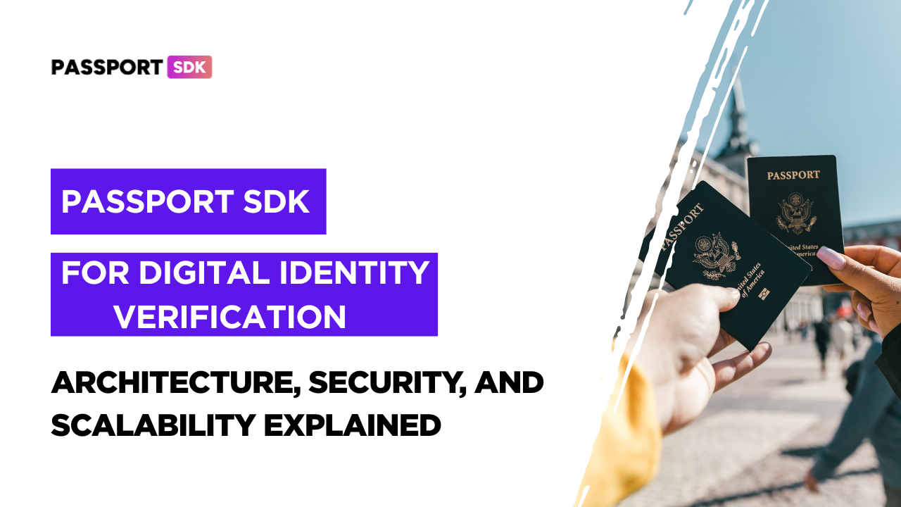 Passport SDK for Digital Identity Verification: Architecture, Security, and Scalability Explained